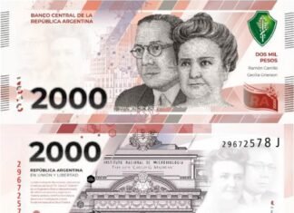 El BCRA pone en circulación el billete conmemorativo de 2000 pesos de curso legal