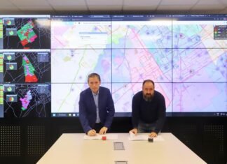 Fernando Gray firmó un convenio con la Subsecretaría de Tecnologías Aplicadas a la Seguridad de la Provincia