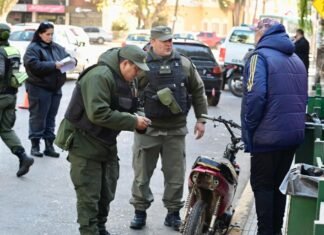 Nuevo operativo de seguridad de las fuerzas federales en Monte Grande