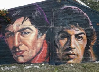 En Burzaco: el Municipio presentó un mural en homenaje a Sandro