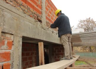 Avanza la obra del nuevo edificio de la Escuela Secundaria N° 26 de Canning