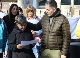 Fernando Gray participó de la promesa al medioambiente de estudiantes de escuelas secundarias del distrito