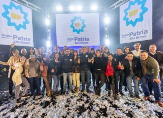 Cascallares presentó la lista de «Unión por la Patria» y lanzó la campaña en Brown