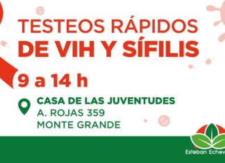 Echeverría: testeos rápidos de VIH y sífilis