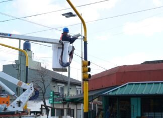 Echeverría: el Municipio avanza con la instalación de cámaras de seguridad