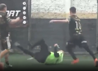 Fútbol amateur en Sarandí: Aprevide sancionó al jugador que agredió salvajemente un arbitro