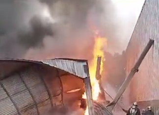 Centro de acopio de material reciclable: fuego en Ecopunto de Fiorito y hablan de «intencionalidad»