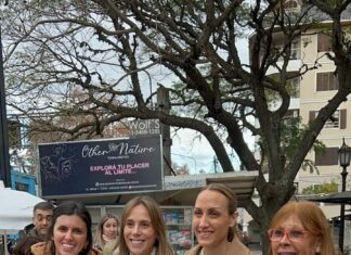 Agustina Serrano recibió a Lospennato y Arietto para charlar con vecinos de Brown sobre la inseguridad