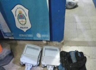 Glew: robaban luminarias del alumbrado público