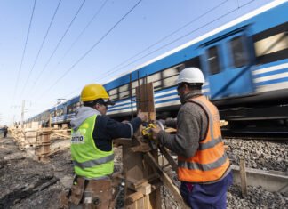 Avanzan las obras de la nueva estación de trenes de la Universidad Guillermo Brown
