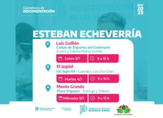Nuevos operativos de Esteban Echeverría Presente y de documentación en el distrito