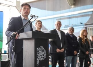 Axel Kicillof y Jorge Ferraresi inauguraron la Expo Avellaneda Productiva 2023