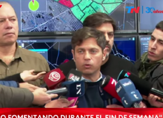 Kicillof dijo que hay 94 detenidos por los intentos de saqueo en la provincia de Buenos Aires