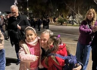 Cascallares participó de la jornada «Brown mira al cielo» junto a los vecinos