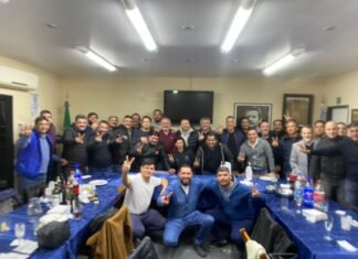 La CGT lomense volvió a reunirse y manifestar su apoyo a Federico Otermín