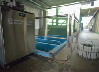 ACUMAR comenzó la instalación de equipos de monitoreo de efluentes líquidos en Almirante Brown