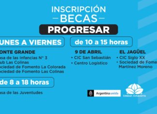 Inscripción a las Becas Progresar en Esteban Echeverría