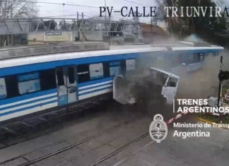Tren Roca: impresionante colisión con un camión en Quilmes