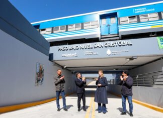 Nuevo paso bajo nivel y una nueva parada de tren en Cañuelas