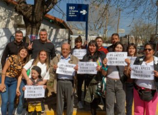 Berazategui: la Calle 157 ahora se llama «La Noche de los Lápices»