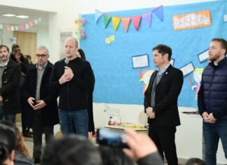 Insaurralde, Kicillof y Otermín inauguraron un Jardín en Lomas