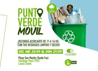 El Punto Verde Móvil en Lanús Oeste