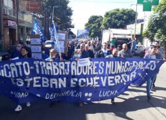 Los municipales de Esteban Echeverría en estado de alerta y movilización