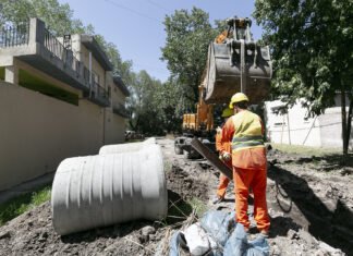 Llega una importante obra hidráulica para evitar anegamientos en barrios de Glew