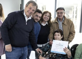 Cascallares y Fabiani reconocieron a trabajadoras vecinales brownianas