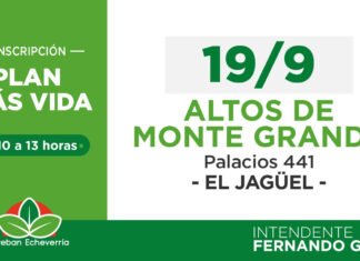 Echeverría: jornada de inscripción al Plan Más Vida