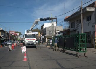 El Municipio comenzó la instalación del primer arco del Anillo Digital de Seguridad