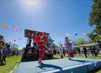 Cascallares y Fabiani participaron del «Burzaco Matsuri» junto a miles de vecinos