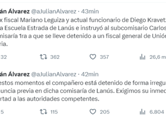 Escándalo en Lanús: Julián Álvarez acusó a Diego Kravetz por la detención de un fiscal general en plena elección