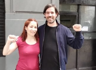 Votaron Nicolás del Caño y la candidata a intendenta Alejandra Vercellino en Avellaneda