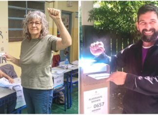 El voto de Mónica Méndez y Andrés Padellaro del Frente de Izquierda en Almirante Brown