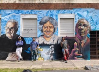 Los murales le dan vida a dos paseos en Adrogué y Burzaco