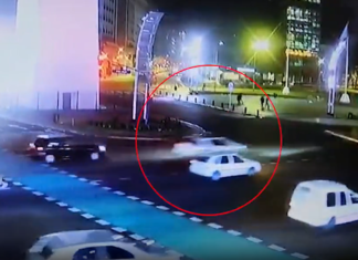 Fue suspendido el conductor borracho que chocó esta madrugada en el Obelisco