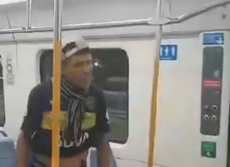 Quedó detenido el hombre que amenazó con un cuchillo a policías en el Tren Roca
