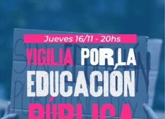En casas de altos estudios: Movimiento Sur promueve una «Vigilia Nacional por la Universidad Pública»