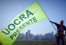 La Uocra se declaró en «alerta» por los anuncios de Milei sobre la obra pública