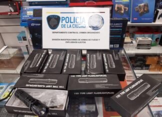 Por fuera de la ley: vendían picanas disimuladas en linternas en Once