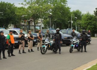 Operativo de prevención del delito de las fuerzas federales en Echeverría
