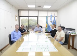 Fernando Gray mantuvo una reunión con miembros del Sindicato de la Carne de Esteban Echeverría