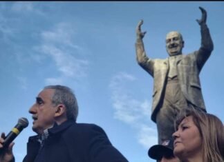 Guillermo Moreno encabeza un acto en la localidad de Cañuelas
