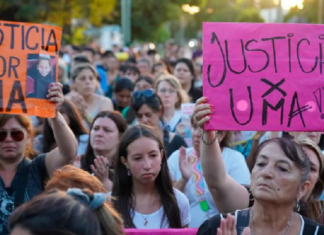 Marcharon a la comisaría de Villa Centenario para pedir justicia por Umma