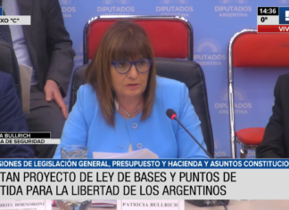Patricia Bullrich anunció que se retira de la ley ómnibus el polémico artículo que limitaba reuniones de más de tres personas
