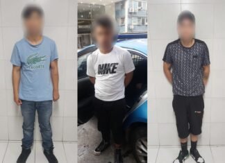 Tres ladrones extranjeros detenidos y 14 celulares recuperados en Balvanera