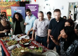 Otermín recibió a Bianco, Larroque y Batakis en Lomas
