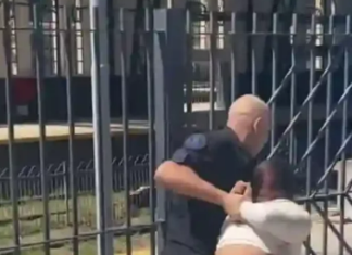 La Plata: policías tiraron gas pimienta en la cara a una mujer embarazada por no haber pagado el boleto