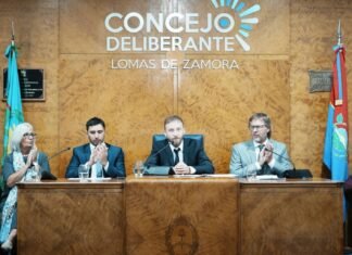 Federico Otermín dio inicio a las Sesiones Ordinarias en el Concejo Deliberante de Lomas de Zamora